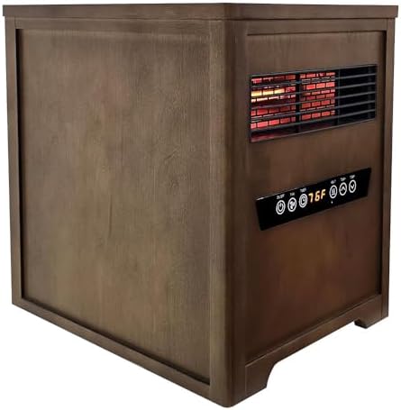 Country Living Infrared Space Heater with LED Touchscreen and Remote Control