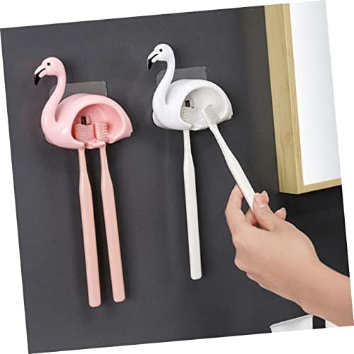 PRETYZOOM Wall Mounted Toothbrush Holder with Hollow Design