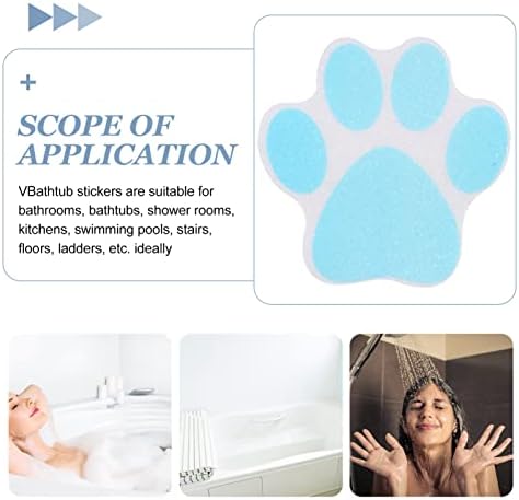 Kisangel Non-Slip Bathtub Stickers 10 Pack Anti-Slip Decor