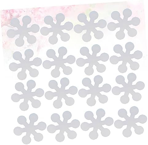 20 Pcs Anti-Slip Bathtub Stickers Snowflake Design