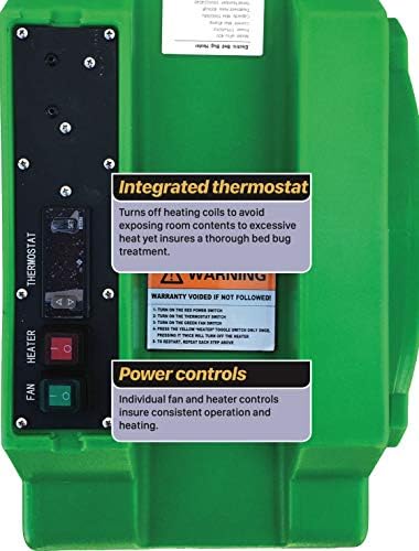 Professional-Grade Portable Bed Bug Heater 26212 BTU