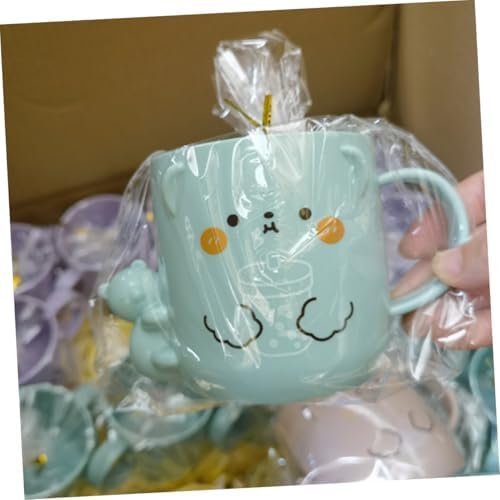ABOOFAN 2 Pcs Cartoon Toothbrush Cup with Handle for Boys Girls