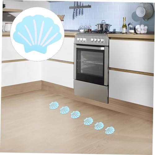 12 Pcs Shell Design Non-Slip Bath Tub Stickers 1