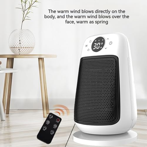 ZLECTIO Space Heater with Remote Control and 3 Gear Settings
