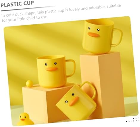 Healifty 2pcs Cute Cartoon Mouthwash Cups Bathroom Tumbler Reusable Drinking Cups Toothbrush Holders