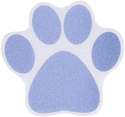 Non Slip Paw Print Bath Stickers 10PCS Purple