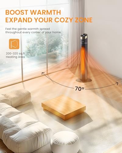 G-Ocean 34 Space Heater with Remote and 12H Timer