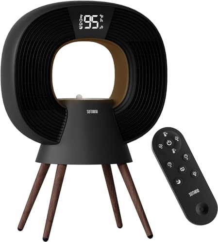GaRcan Space Heater Humidifier Combo with Night Light