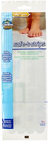 COMPAC HOME Select Safe-T-Strips Clear Non-Slip Bath Stickers
