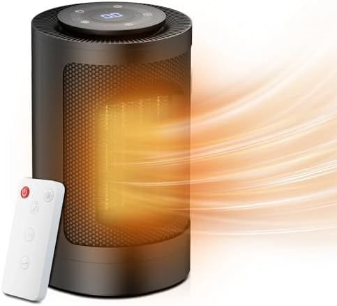 Magshion 1500W Electric Space Heater with Remote 1