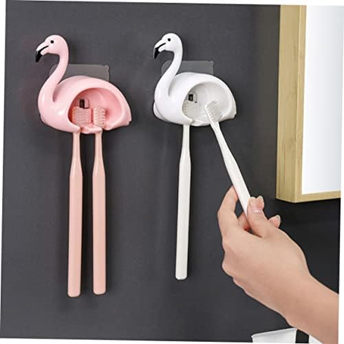 LIFKOME 2Pcs Wall Mounted Toothbrush Holder 1