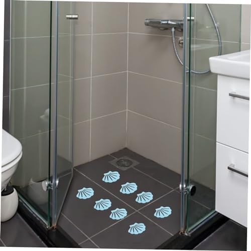 DECHOUS 12Pcs Shell Shape Non-Slip Bathtub Decals
