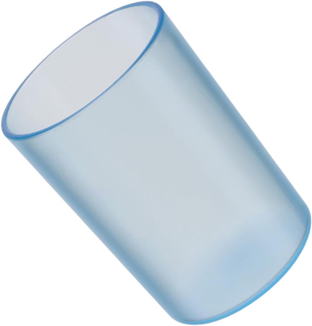 Ciieeo Transparent Toothbrush Cup Holder Elegant Design for Bathroom Use