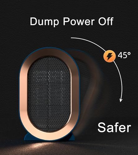 1200W Electric Space Heater with Fan for Bedroom Office Use