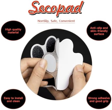 Secopad Non Slip Bathtub Stickers with Scraper