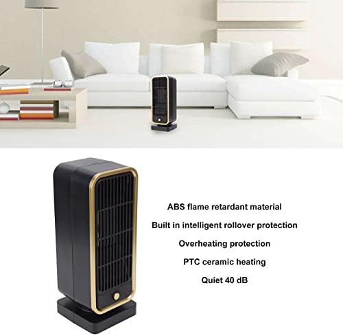 yaogohua Electric Space Heater PTC Ceramic Quiet 40dB Portable