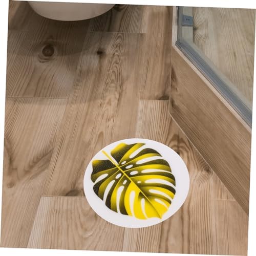 HOLIDYOYO Bathtub Stickers Leaf Anti-Slip Decor
