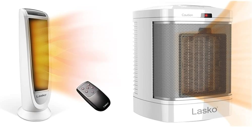 Lasko Oscillating Digital Ceramic Tower Heater White 2275 Inches