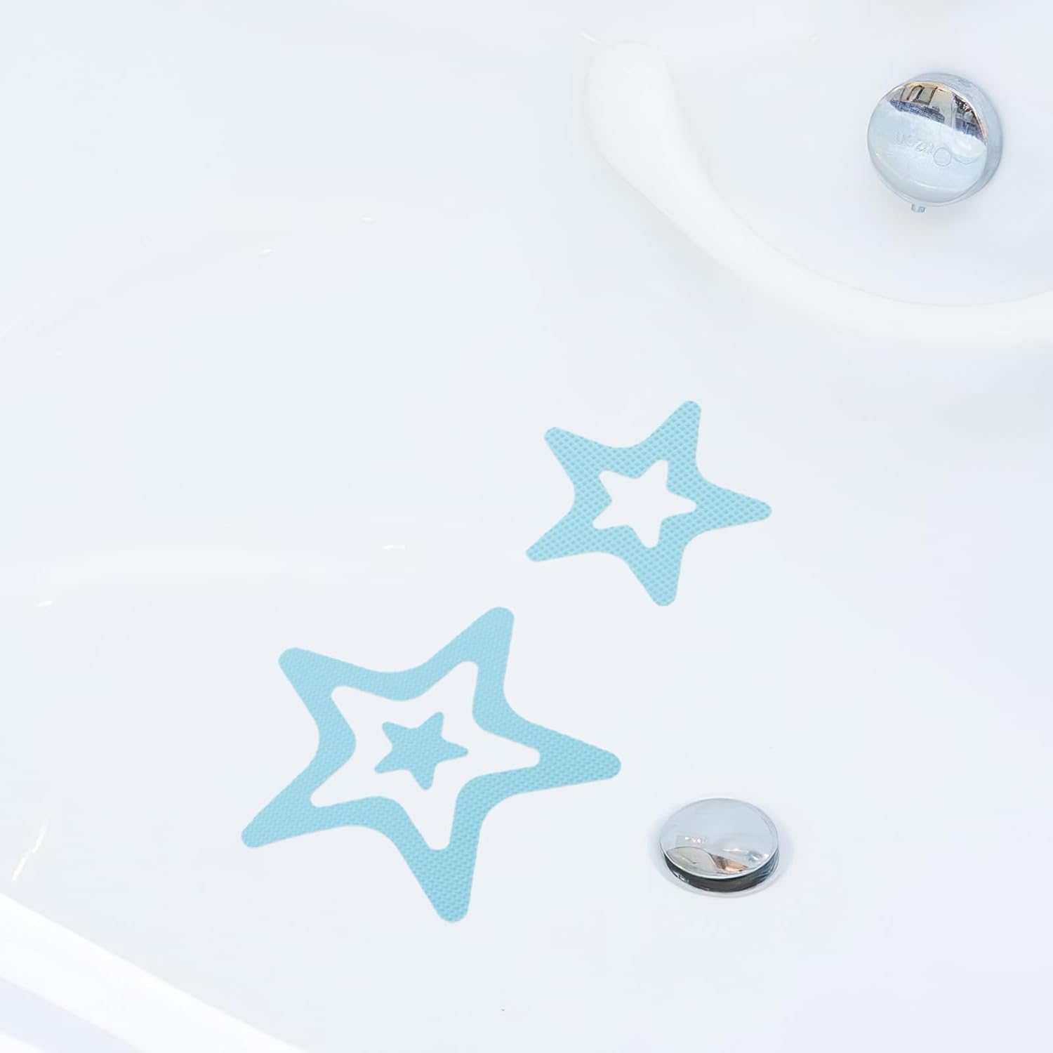 LUOZZY 12PCS Star Shaped Non-Slip Bath Stickers