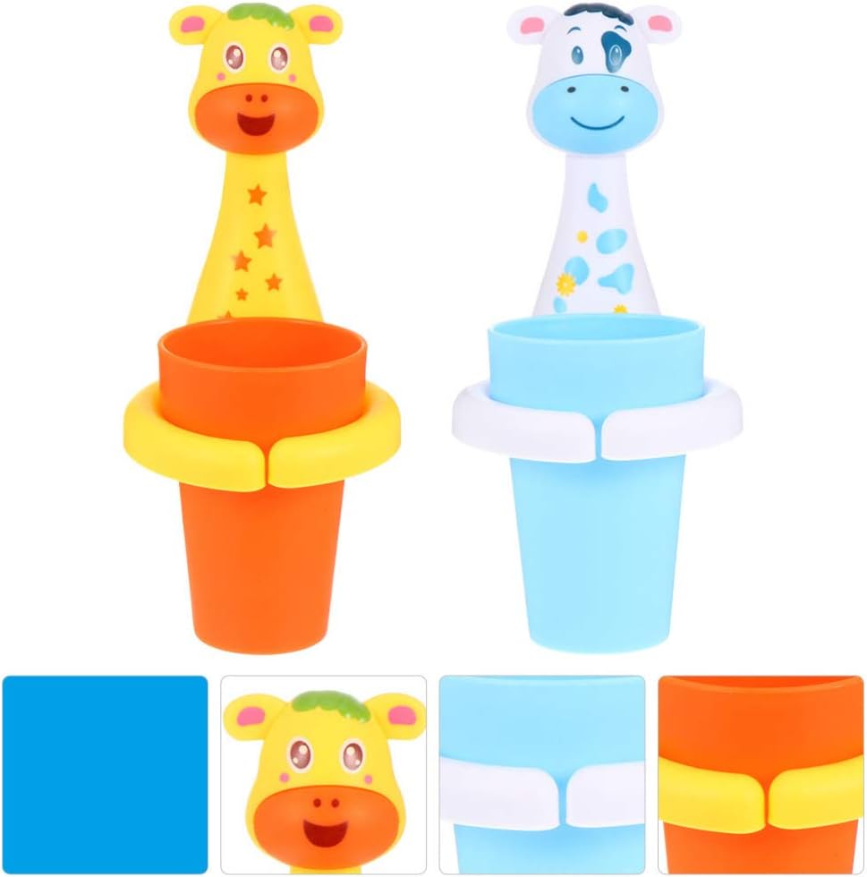 Healifty Kids Toothbrush Holder 2 Sets