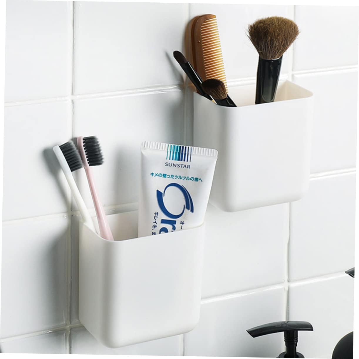 Mobestech Wall Mounted Toothbrush Holder