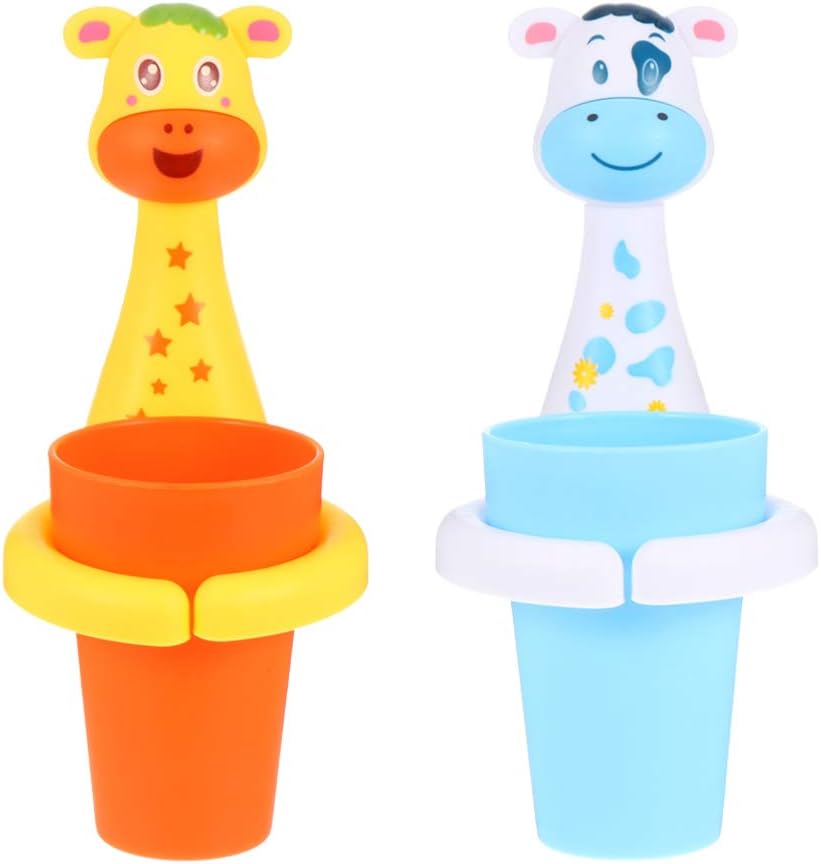 Healifty Kids Toothbrush Holder 2 Sets