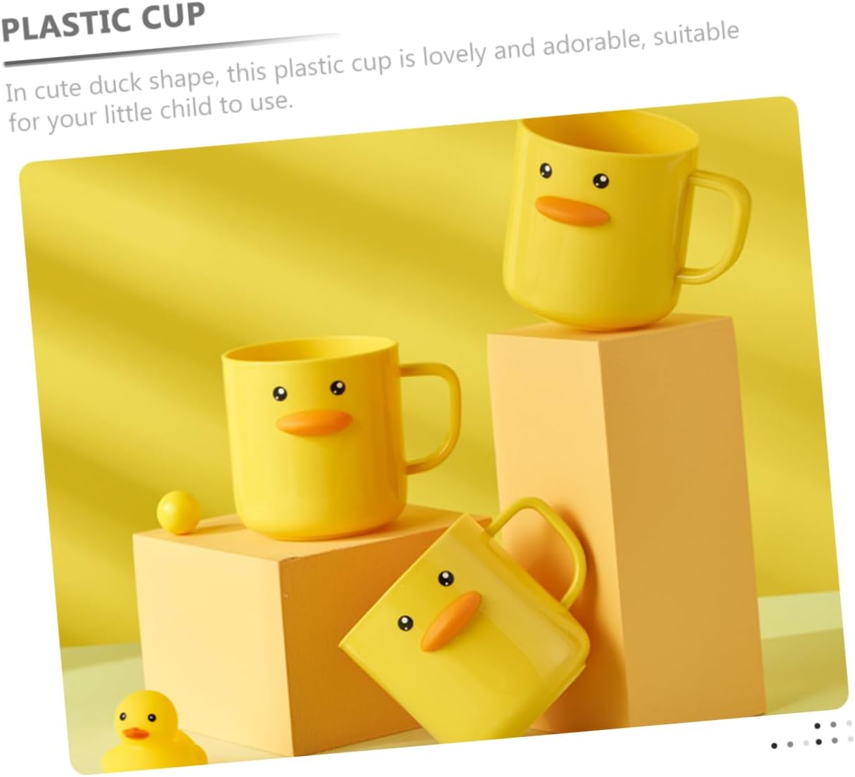 Healifty 2pcs Cute Cartoon Mouthwash Cups Bathroom Tumbler Reusable Drinking Cups Toothbrush Holders