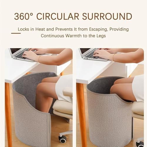 Portable Under Desk Heater With Blanket - 170W Electric