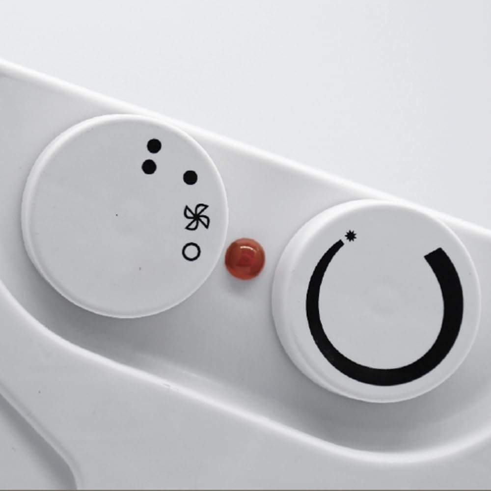 TAYAMA Portable Dual Fan Heater with 2 Heat Settings and Cool Fan