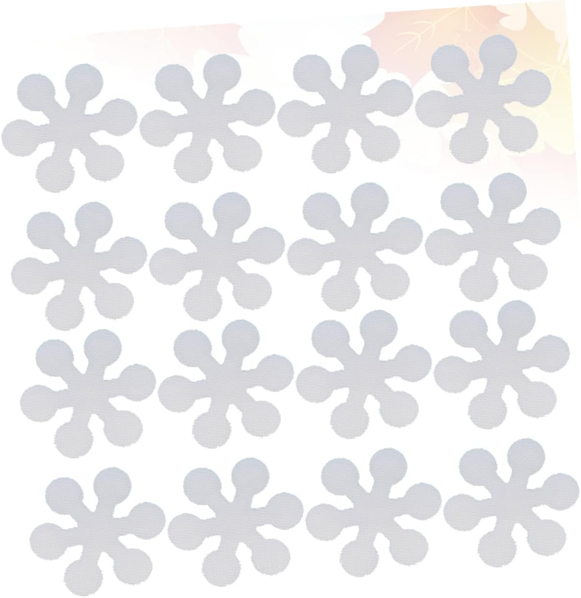 20 Pcs Anti-Slip Bathtub Stickers Snowflake Design