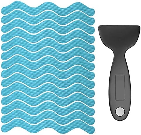 Ding Xi Bathroom Tub Anti-Slip Stickers 24 Pack Blue
