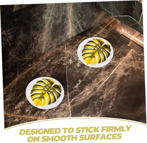 Ciieeo Leaf Anti-Slip Bathtub Stickers Waterproof Decals