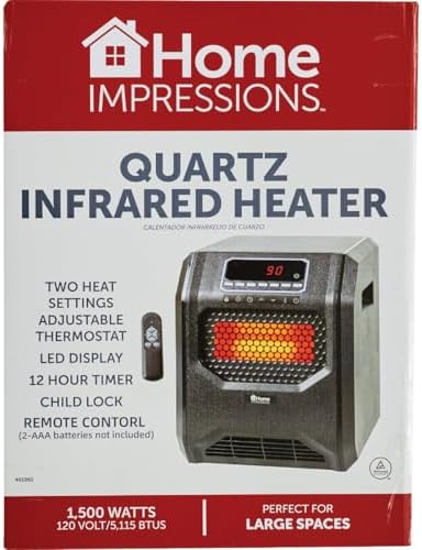 SIM SUPPLY Home Impressions 1500W Quartz Heater
