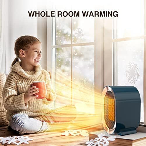 Bubbacare Electric Desk Heater with 2 Heat Settings