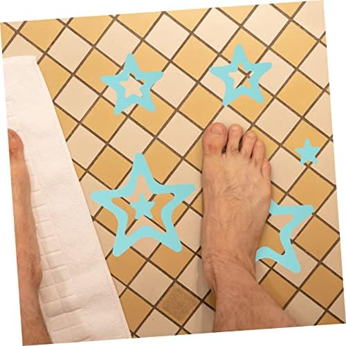 GLEAVI 20Pcs Pentagram Non-Slip Bathroom Stickers