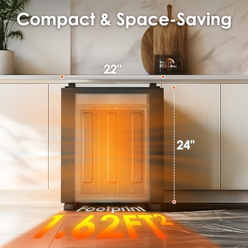 Air Choice 1500W Convection Heater with Remote and Timer