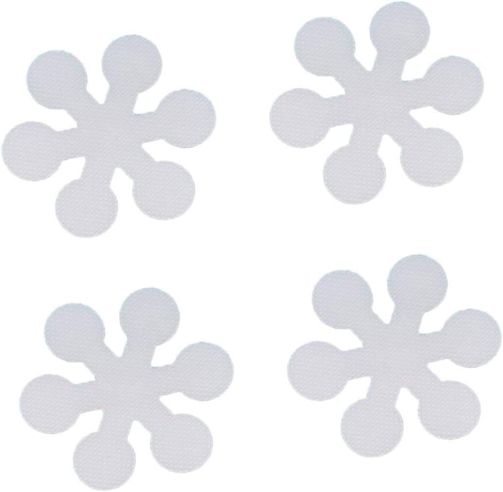 20 Pcs Anti-Slip Bathtub Stickers Snowflake Design
