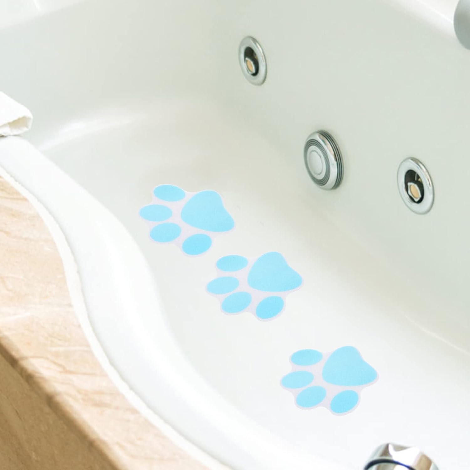 Kisangel Non-Slip Bathtub Stickers 10 Pack Anti-Slip Decor