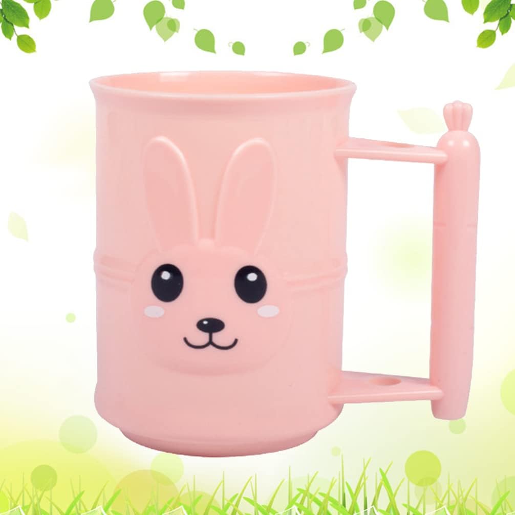 TOPBATHY Pink Silicone Toothbrush Cup Holder
