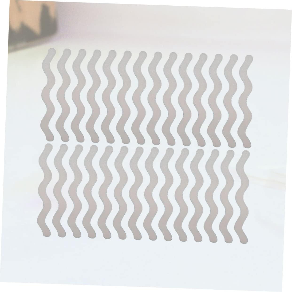 RORPOIR 36pcs S-Shape Anti-Slip Bathtub Stickers