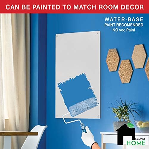 EconoHome Wall Mount Space Heater Panel with Thermostat