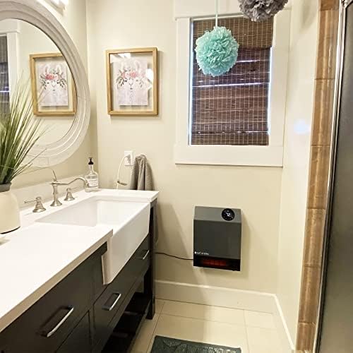 Heat Storm Wall Mount Gray 1000W Indoor Heater