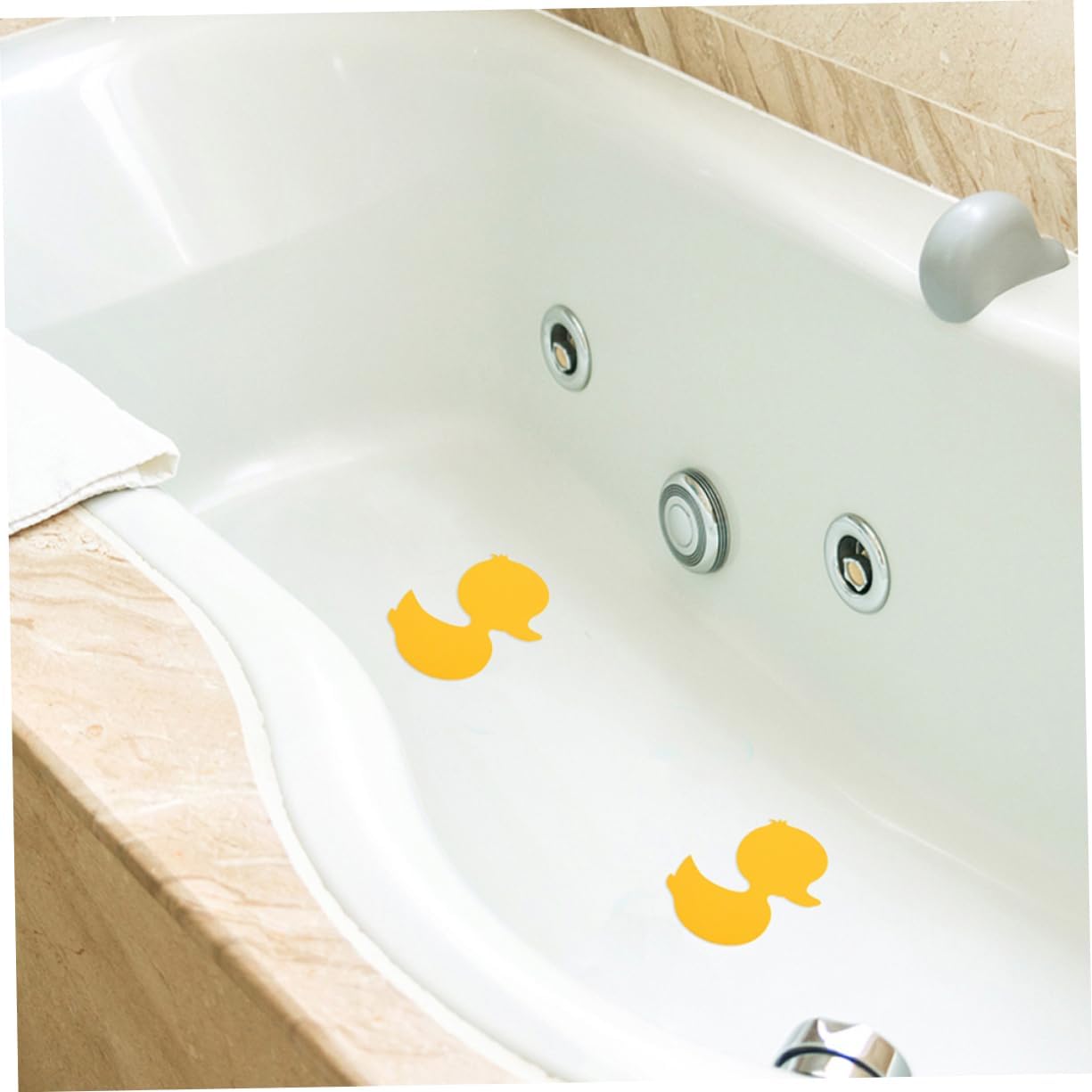 20pcs Adhesive Duck Stickers for Anti-Slip Bath Decor