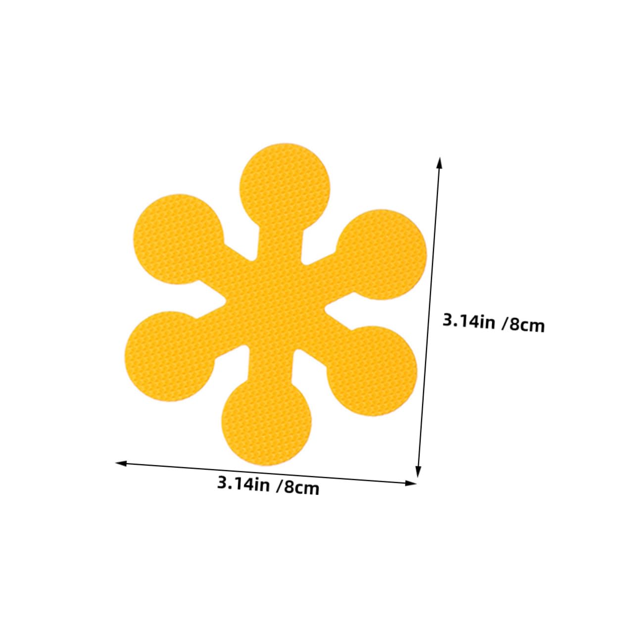 Kisangel Anti-Slip Bathtub Stickers Snowflake Flower Safe Install
