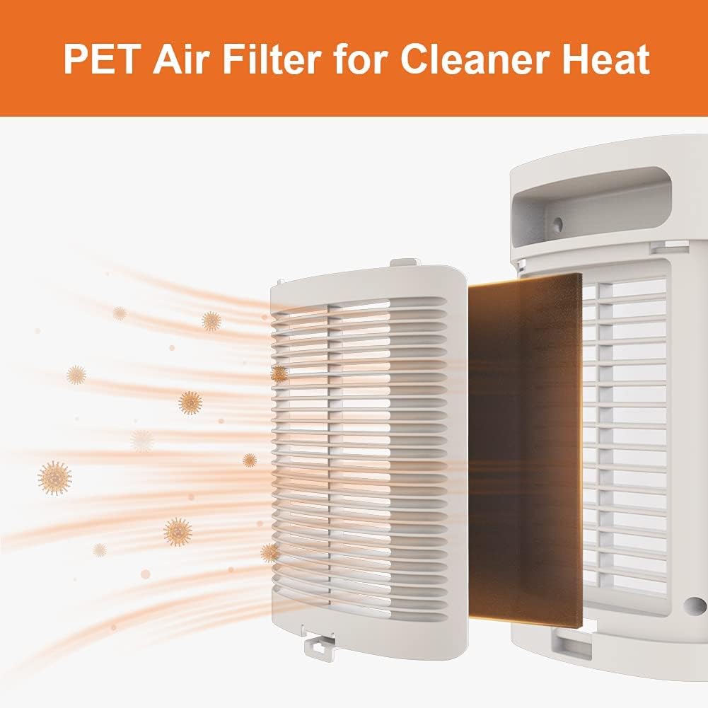 Fit Choice 950W PTC Space Heater 3 Heat Levels