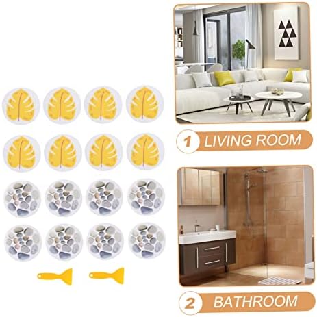 UTHCLO 2sets Bathtub Stickers for Boy Girl