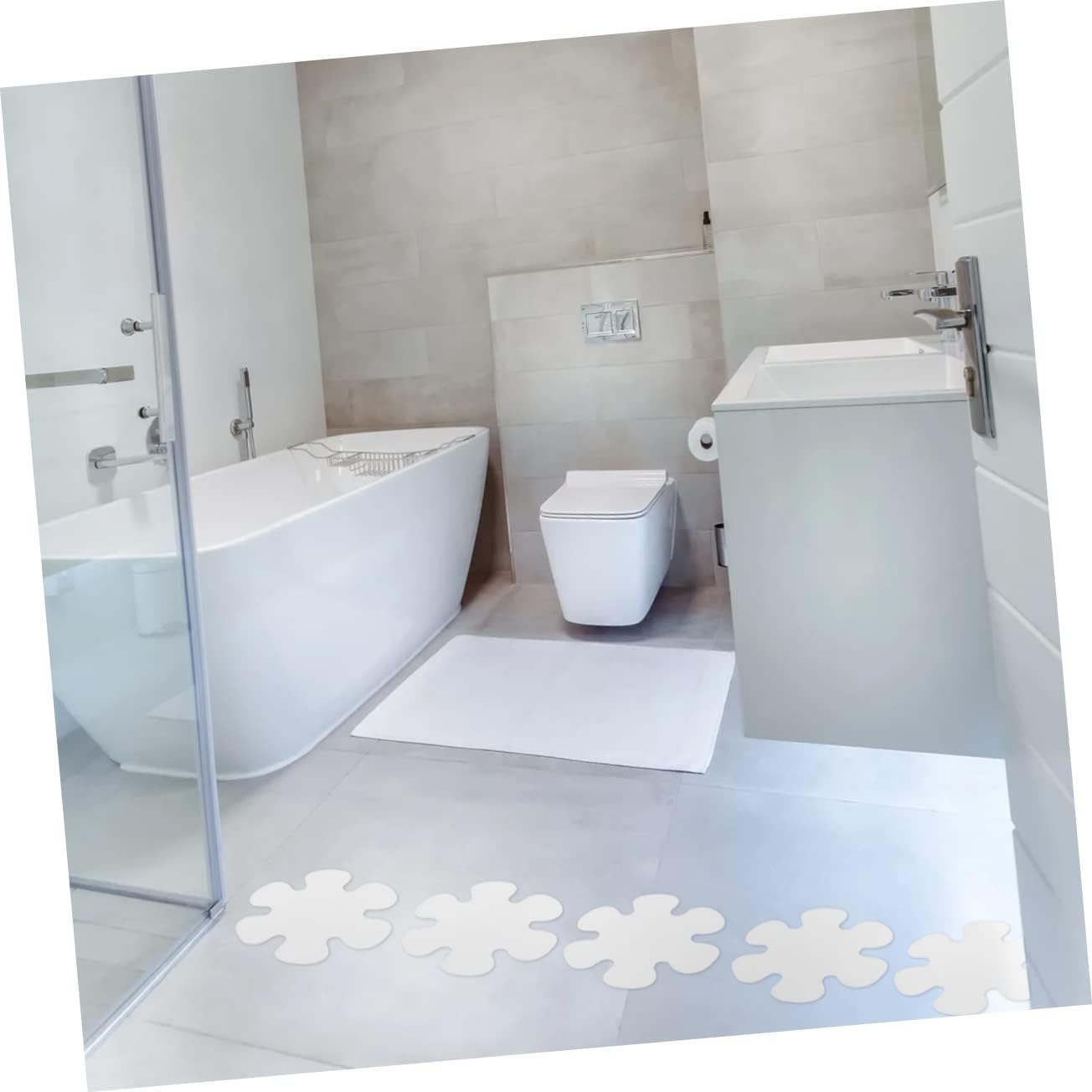 2Sets Non Slip Bathtub Stickers for Pool and Stairs