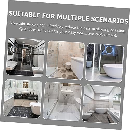 HAKIDZEL 1Set Non-Slip Bathtub Stickers for Peva Safety Skid Design