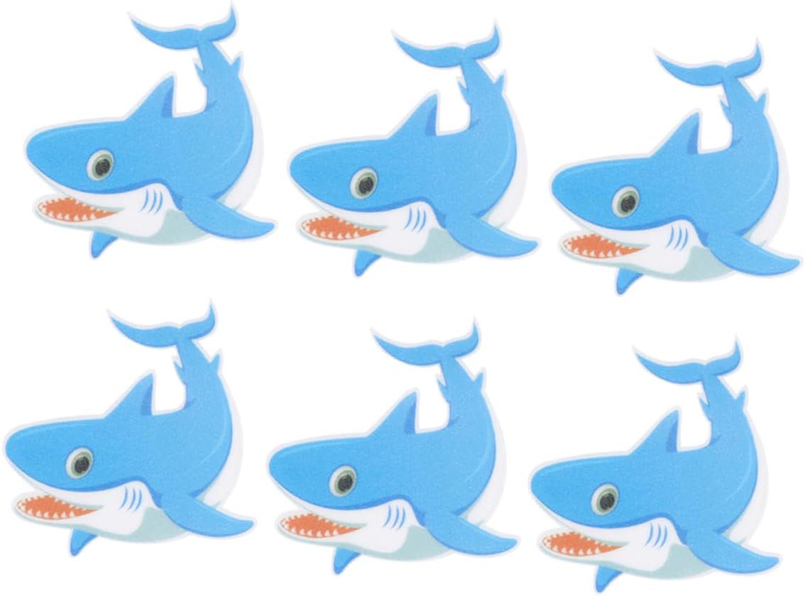 BRIGHTFUFU 6pcs Bathtub Stickers Animal Design Anti-Slip Decals