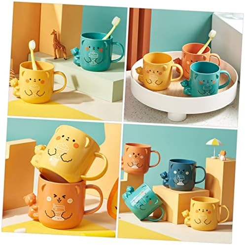 Luxshiny Cartoon Mouthwash Cup Set for Kids